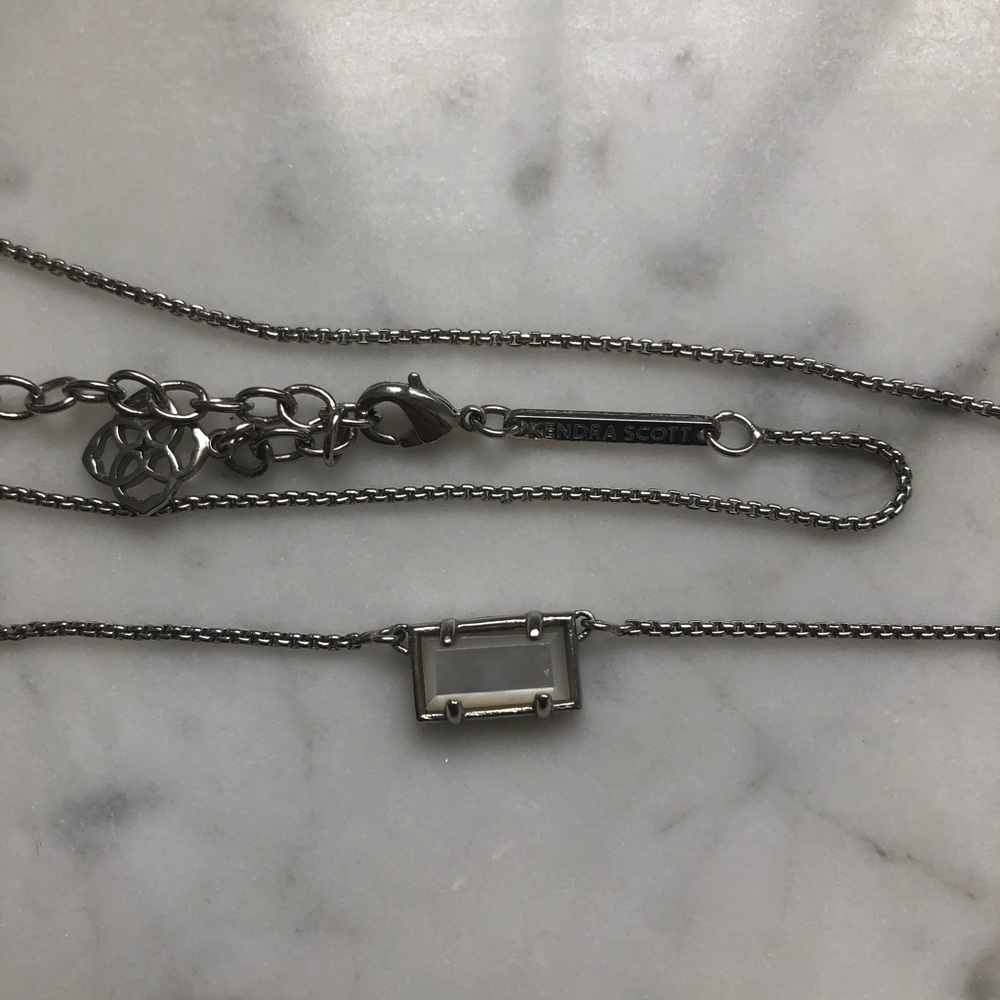 Kendra Scott Pattie Silver Pendant Necklace